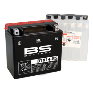BÌNH ẮC QUY BS BTX14-BS 200CCA (150x87x145 mm)