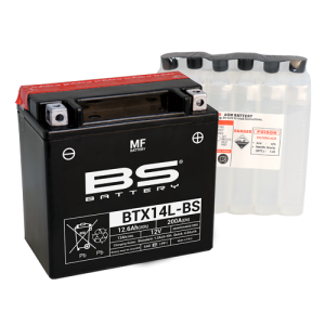 BÌNH ẮC QUY BS BTX14L-BS 200CCA (150x87x145 mm)